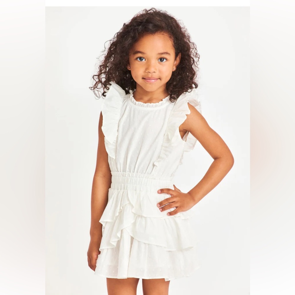 LoveShackFancy Girls Decker Dress, size 7-8